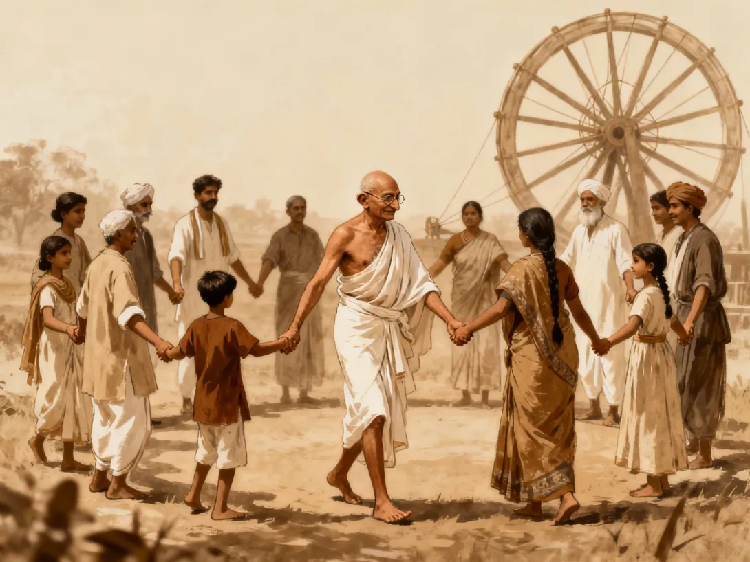 Mahatma Gandhi: The Visionary of Peace, Unity, and Inclusive Nationhood 