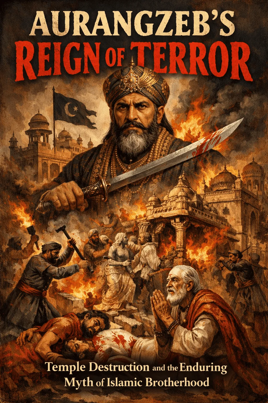Aurangzeb's Reign of Terror: Temple Destruction and the Enduring Myth of Islamic Brotherhood 